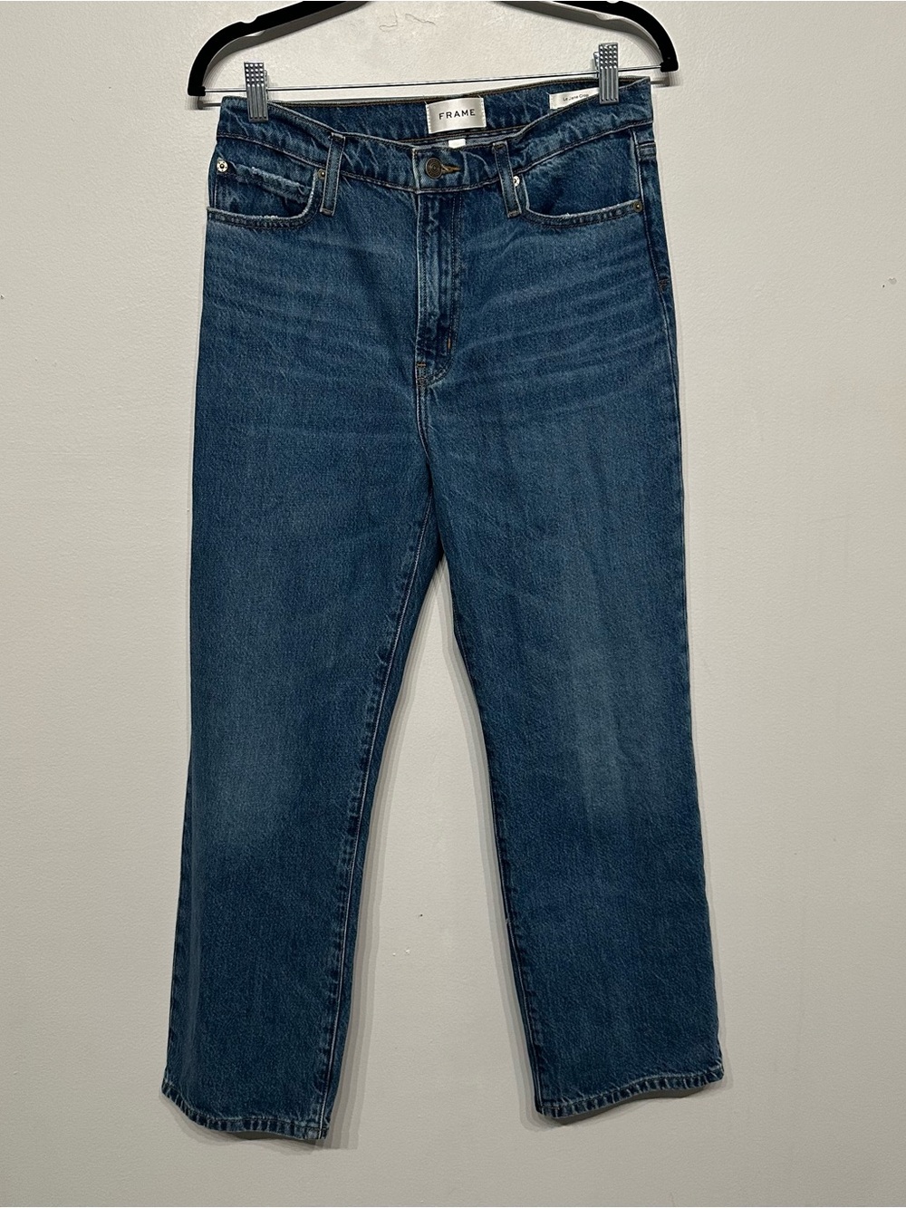 Frame Denim Le Jane Crop Jeans in Caramia 27 - Picture 4 of 9